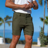 Mens Olive Formal Shorts with slim fit Kojo fit