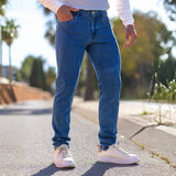 Ultra Stretch Slim Jeans - Sea Blue