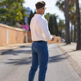Ultra Stretch Slim Jeans - Sea Blue