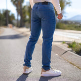 Ultra Stretch Slim Jeans - Sea Blue