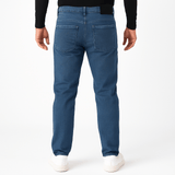 Ultra Stretch Rett Jeans - Havblå