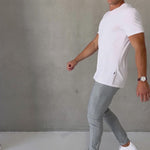 White Bamboo Fitted T-Shirt