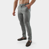 Mens Formal Pants For Big Thighs Grey