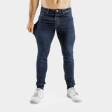 Mens Stretch Dark Blue Slim Fit Jeans