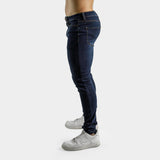 Mens Dark Blue Stretch Slim Fit Jeans Shop Online