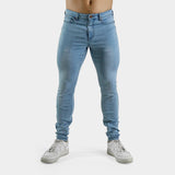 Mens Blue Muscle Fit Jeans