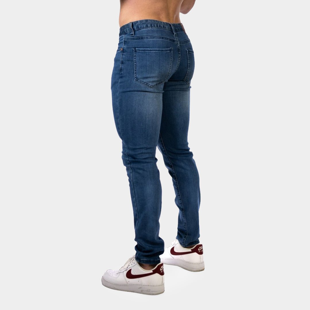 Shop Online Mens Stretch Jeans Big Legs Indigo Blue