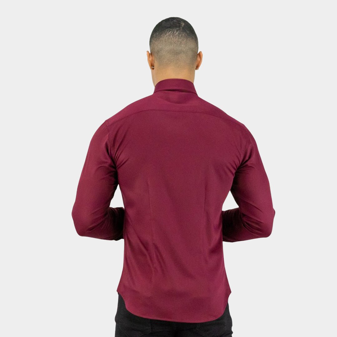 Burgundy Dress Shirt | Mens Burgundy Muscle Fit Shirt | Kojo Fit Kojo Fit Burgundy Dress Shirt | Mens Burgundy Muscle Fit Shirt | Kojo Fit Kojo Fit