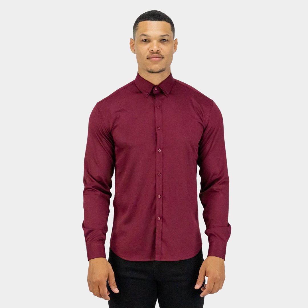 Burgundy Dress Shirt | Mens Burgundy Muscle Fit Shirt | Kojo Fit Kojo Fit Burgundy Dress Shirt | Mens Burgundy Muscle Fit Shirt | Kojo Fit Kojo Fit