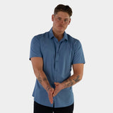 Mint Performance Short Sleeve Shirt - Sea Blue