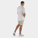 Performance Linen Short Sleeve Shirt - White