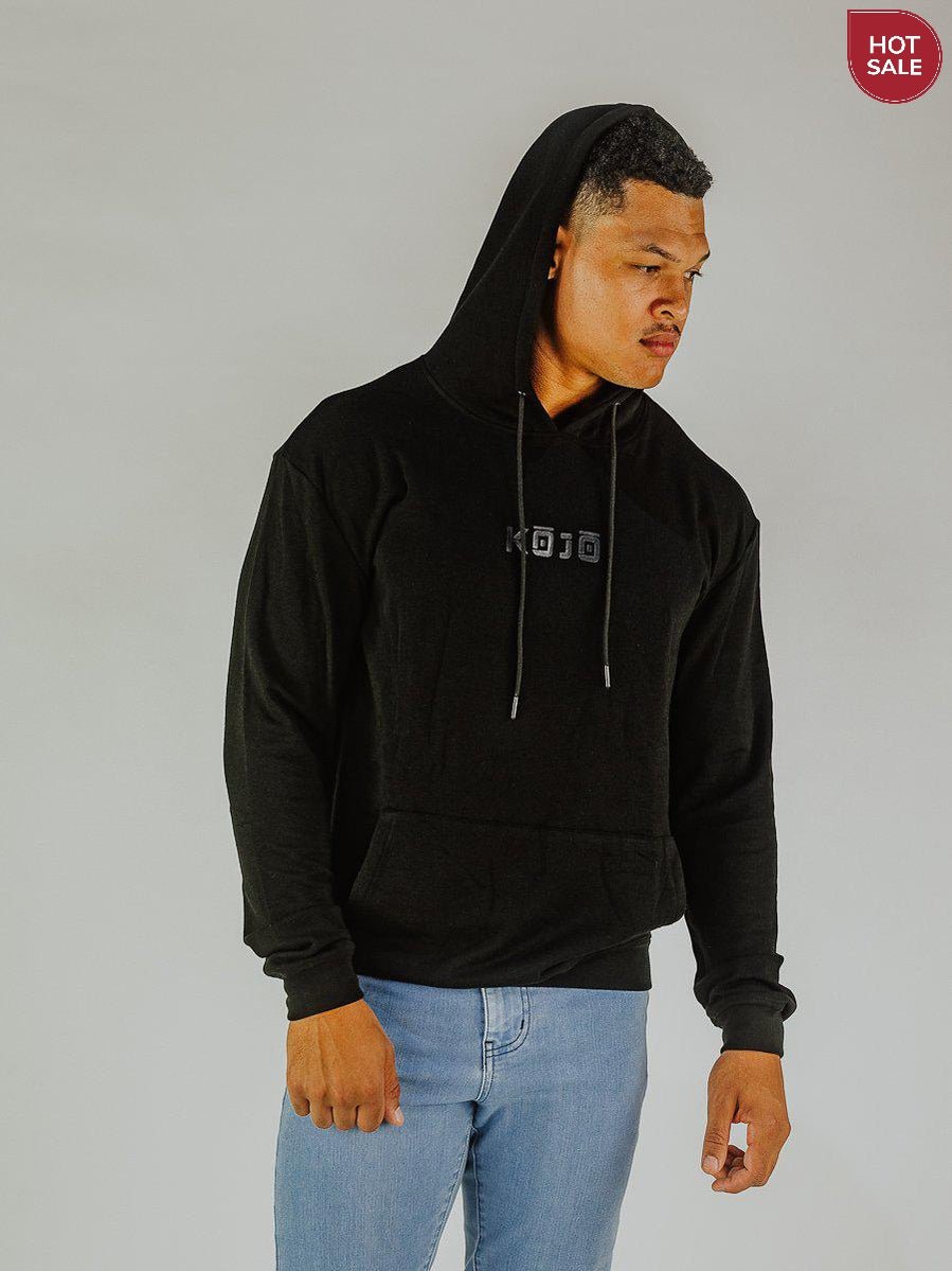 Deluxe Bamboo Hoodie - Black - Kojo Fit