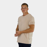 Mens Muscle Fit Bamboo Tee Light Brown