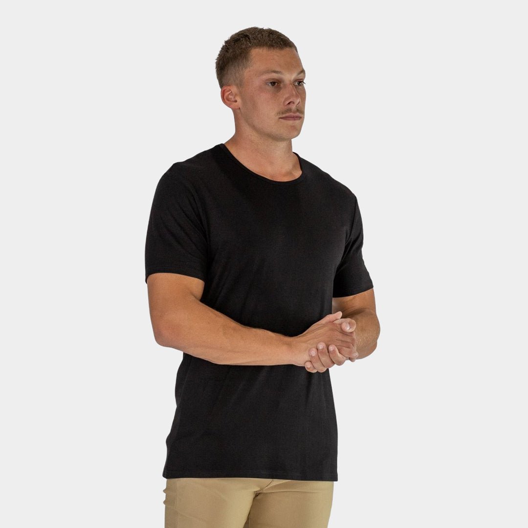 Mens Comfortable Workout Essentials Bamboo Tee