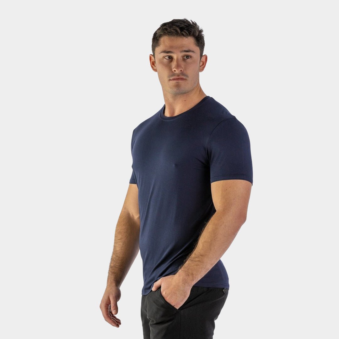 Mens Essential Bamboo T-shirt navy
