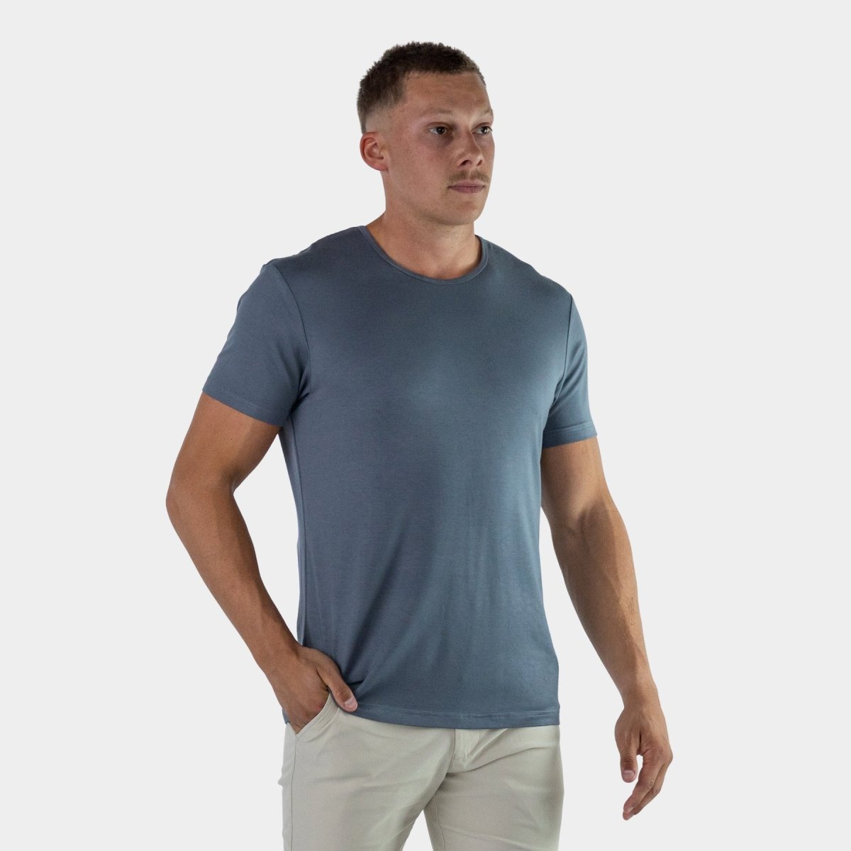 Essential Bamboo T-Shirt Steel Grey