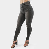 Impact High Waisted Skinny Jeans - Grey