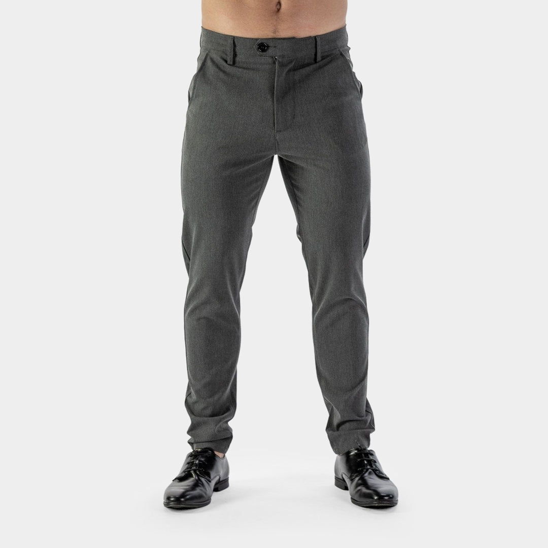 Bodybuilder Formal Pants Charcoal Grey