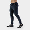 Mens Navy Blue Muscle Fit Formal Pants