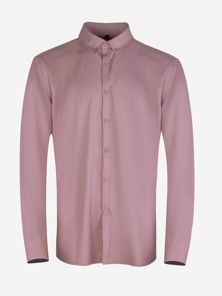 Return Sale - Bamboo Satin Stretch Shirt - Dusk - Kojo Fit