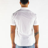 Return Sale - Performance Bamboo Short Sleeve Shirt - White - Kojo Fit