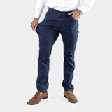 Muscle Fit Stretch Chinos Navy