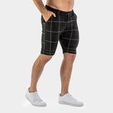 Ultra Stretch Chino Shorts - Black Checkered