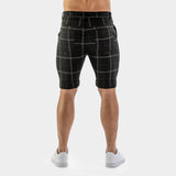 Ultra Stretch Chino Shorts - Black Checkered