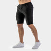 Black Muscle Fit Chino Shorts