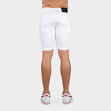 Ultra Stretch Denim Shorts - White