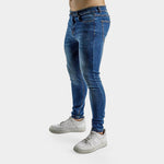 Blue stretch mens skinny fit jeans shop online 