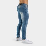 Ultra Stretch Jeans - Skinny Fit - Mid Blue Fade