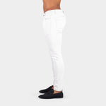 White skinny stretch jeans